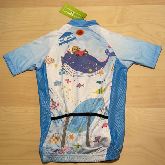 Girls Padded Bike Outfit Size M - Picture 3 of 15